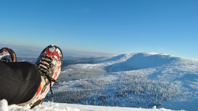 Pejzaż zimowy - Karkonosze